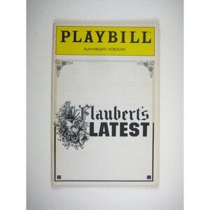 Flaubert Latest Playbill Playwrights Horizons Mitchell Anderson 1992 Parnell